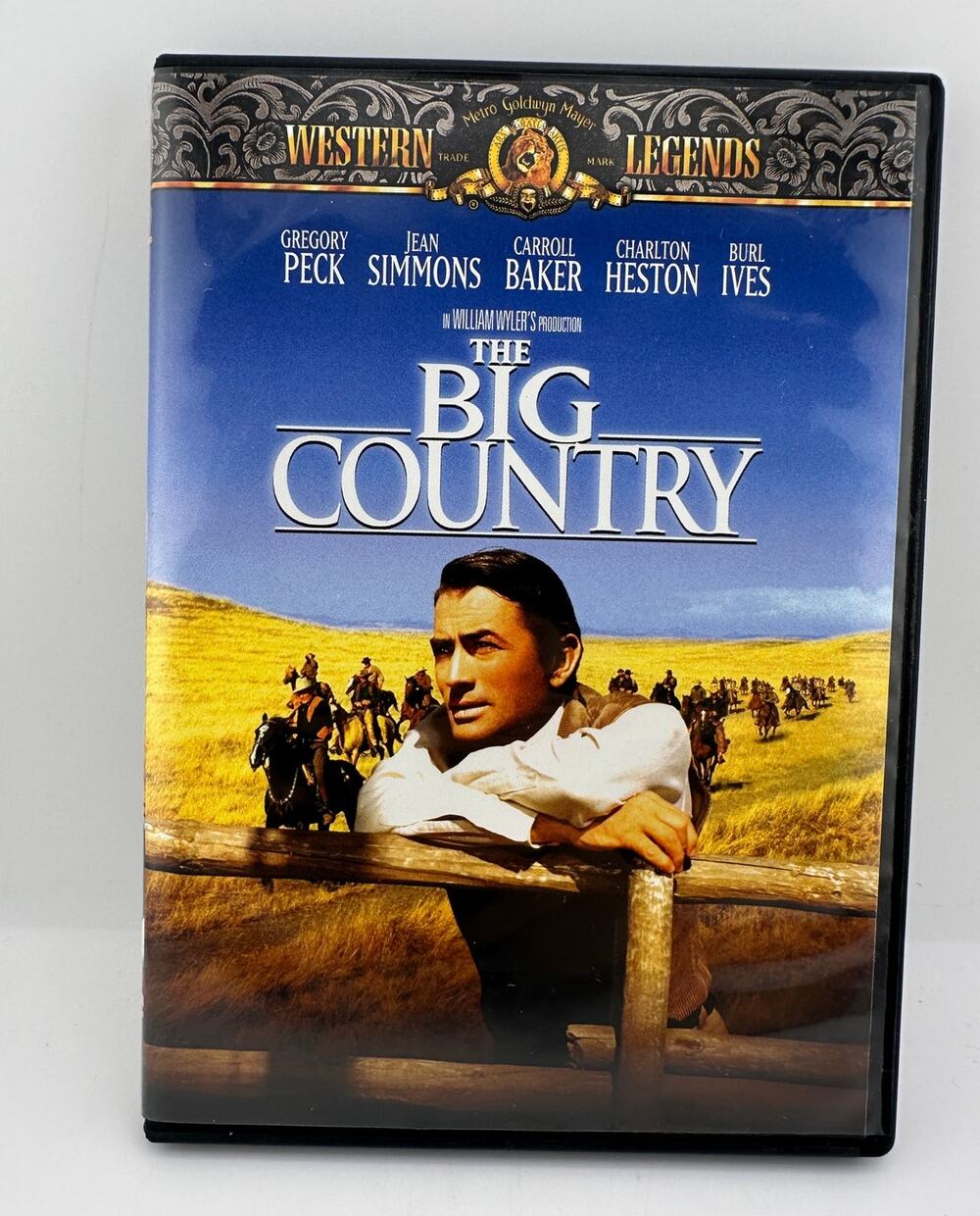 The Big Country DVD Gregory Peck Charlton Heston Burl Ives 1958 Western Movie